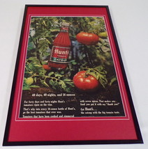 1963 Hunt&#39;s Tomato Catsup 11x17 Framed ORIGINAL Vintage Advertising Poster - £54.52 GBP