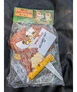 Set of 2 Plastic Owl Lawn Ornament Art Who Welcomes you JSNY NEW - €16,07 EUR