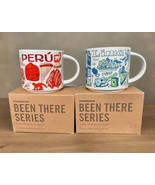 Starbucks Peru Lima Mug Set Been There Series 14oz Cup New In Box - $149.40 CAD