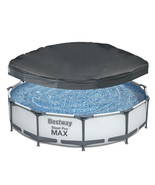 Bestway Steel Pro Max 12&#39; x 30&quot; Round Above Ground Frame Pool &amp; Flowclea... - £195.77 GBP
