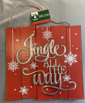Merry Christmas Hanging House Decor - Jingle All The Way-New-SHIPS N 24 ... - €15,21 EUR