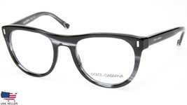 New D&amp;G Dolce&amp;Gabbana Dg 3248 2924 Striped Anthracite Eyeglasses 52-20-140 Italy - £87.99 GBP