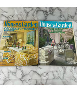 House Garden Vintage Magazine 1971 Lot of 2 Interior Design Mid Century ... - $21.77