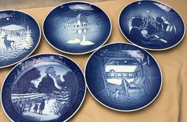 Bing &amp; Grondahl Copenhagen Christmas Porcelain Plates B&amp;G Denmark - £7.24 GBP