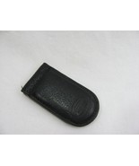 Authentic Fossil Genuine Leather Black Magnetic Money Clip - $13.31 CAD
