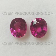 Natural Rubellite Oval Facet Cut 5x6mm Intense Pink Color VS Clarity Loose Gemst - $141.72