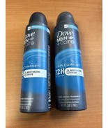2x Dove Men +Care Clean Comfort 72H Dry Spray Antiperspirant Deodorant 3... - $330.53 MXN