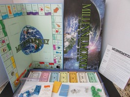 LATE FOR THE SKY --MILLENNIUMOPOLY --MONOPOLY BOARD GAME COMPLETE - £7.74 GBP