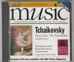 Tchaikovsky Swan Lake, Nutcracker Orchestra Royal Opera House Ballet Music Cd - £6.28 GBP