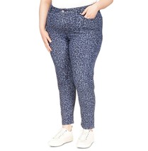 MICHAEL Michael Kors Women&#39;s High-Rise Leopard-Print Stretch Skinny Jeans B4HP - £22.86 GBP+