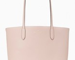 Kate Spade Ava Reversible Beige Saddle Leather Tote Pouch K6052 NWT $359... - $127.70