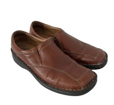 JOSEF SEIBEL Womens Shoes Slip On Brown Leather Comfort  EU Sz 40 / US Sz 9 - £17.36 GBP