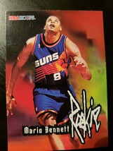 1995-1996 NBA Hoops Mario Marcell Bennet Rookie Card Phoenix Suns - £2.30 GBP