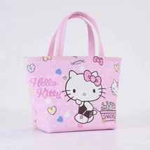 Cartoon Hello kitty Japanese Lunch Bag Portable Waterproof Lunch Box Bag Student - £22.84 GBP
