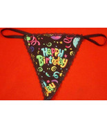 New Womens HAPPY BIRTHDAY Present Gstring Thong Lingerie Panties Underwear - $19.99