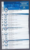 NHL 2016-17 NY Rangers MSG Home Game Full Unused Ticket Stubs - £3.15 GBP