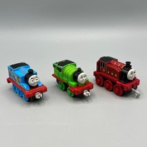 Lot of 3 Thomas &amp; Friends Take N Play Diecast Train Engines Thomas, Percy, Rosie - $9.89