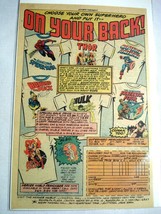 1978 Ad Marvel Super-Hero T-Shirts Spider-Man, Thor, Captain America, Conan - £6.33 GBP