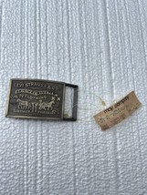Vintage Levi Strauss And Co Original Riveted Brass Belt Buckle. Quality - $462.38 MXN