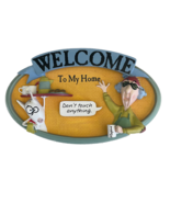 MAXINE Hallmark Wagner Oval Sign Desk Plague &quot;Welcome to my Home&quot; Don&#39;t ... - £23.36 GBP