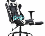 PC Gaming Chair Racing Office Chair Ergonomic Desk Chair Massage PU Leat... - £205.96 GBP
