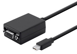 mini DisplayPort dp 1.1 male VGA female Moniter Convert Adapter MONOPRICE 12743 - £16.80 GBP