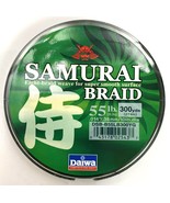 Daiwa Samurai Braid Fishing Line Lo-Vis Green 55 lb. 300 yds Fresh or Sa... - €42,31 EUR