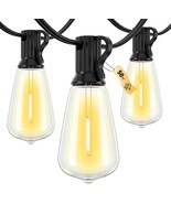 Outdoor String Lights Waterproof, 50Ft Patio Lights With 26 St38 Edison,... - $34.95