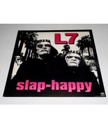 L7 Slap-Happy Promo Album Flat Cardstock Poster Vintage 1999 Wax Tadpole... - $47.85 CAD