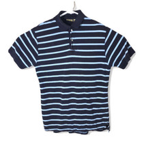 Sun River Men&#39;s Size M  Striped Pocket Polo Shirt Cotton Blend - £13.22 GBP