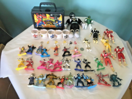 Power Ranger Lot Vintage 1990s Bandai  Carry Case Villains cloth plastic - £59.35 GBP