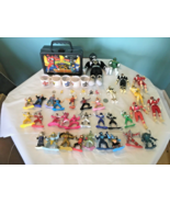 Power Ranger Lot Vintage 1990s Bandai  Carry Case Villains cloth plastic - $74.25