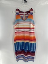 WORTHINGTON Sleeveless Dress Vintage Long RADIANT STRIPE Size 12 - $18.69