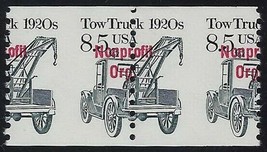 2129a - 8.5c Huge Misperf Error / EFO Pair Down the Middle &quot;Tow Truck 1920&#39;s MNH - £8.92 GBP