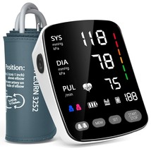 Blood Pressure Machine I Automatic Upper Arm I Large Cuff I Large Screen - £33.62 GBP