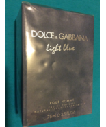 DOLCE &amp; GABBANA LIGHT BLUE -75ml / 2.5 FL. OZ - POUR HOMME - EDT - Natur... - $42.29