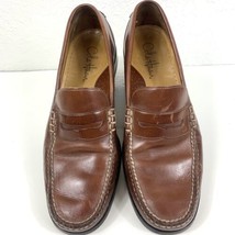 Cole Haan Pinch Penny Loafers Leather Mens Size 10.5 M Brown C06727 K08 Slip On - $40.09