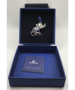 Swarovski Crystal KRIS BEAR with SLEIGH SLED Christmas Ornament Box 7189... - £131.05 GBP