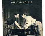 Playbill Neil Simon&#39;s  The ODD COUPLE 1966 Pat Hingle Eddie Bracken  - $17.80