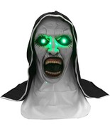 The Nun Mask Costume Adult Scary Horror Masks with Scarf LED Glowing Eye... - €24,93 EUR