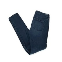 Bullhead Black Distressed Blue Denim Low Rise Jean Legging Womens Junior Size 5 - £12.80 GBP