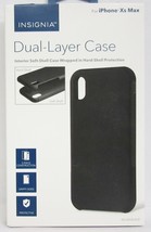 Insignia - Dual Layer Case for Apple iPhone XS Max - Black - £7.82 GBP