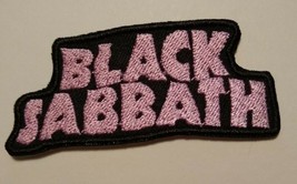 Black Sabbath Patch~Embroidered~Iron or Sew on~3&quot; x 1 3/8&quot;~FREE US Mail - £2.52 GBP