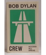 BOB DYLAN - VINTAGE ORIGINAL CONCERT TOUR CLOTH BACKSTAGE PASS ***LAST O... - $15.00