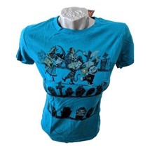 Tim Burton Nightmare Before Christmas T-shirt Womans Size M  Blue Graphic - $29.25