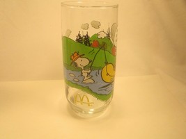 Glass Tumbler Camp Snoopy Mc Donald&#39;s [Y11A3] - $8.64