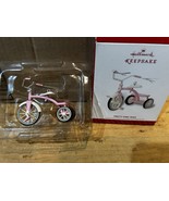 Hallmark Pretty Pink Trike Tricycle Keepsake Ornament 2014 - $33.82 CAD