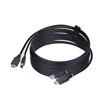 Startech HU12210-KVM-CABLE 10FT (3M) HDMI AND USB 5GBPS KVM CABLE, 4K 60... - $74.58