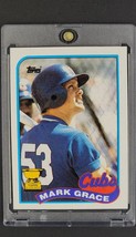 1989 Topps #465 Mark Grace All Star Rookie Card RC Chicago Cubs - £1.26 GBP