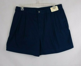 NWT Dockers Men&#39;s Navy Blue 100% Cotton Shorts Size 40 - £15.49 GBP